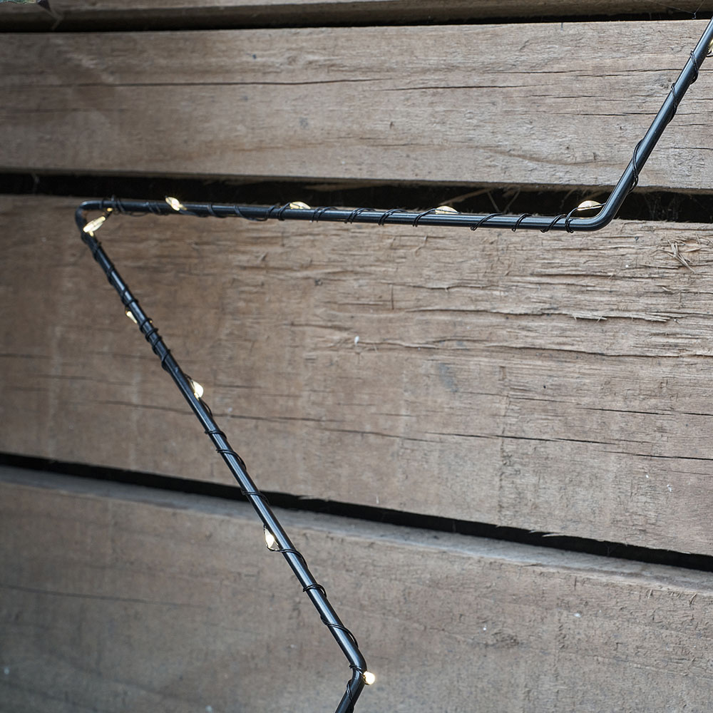 ValueLights Black Star Shape LED Garden Light Image 4