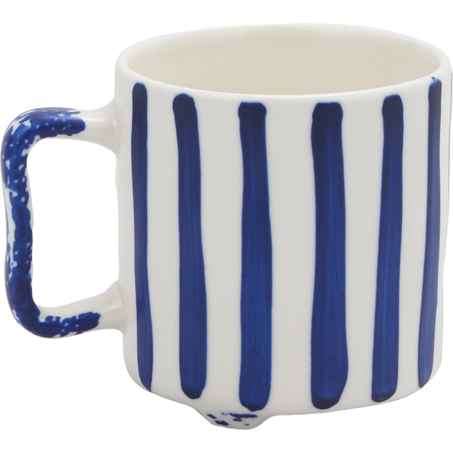 White and Blue Mug - Blue Image 1