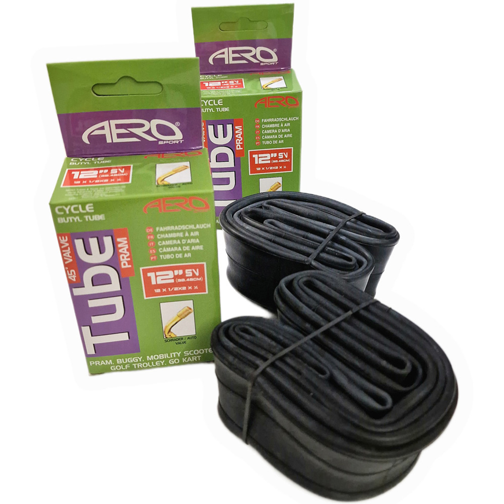 Aero Sport Pram Go Kart Butyl Rubber Inner Tube 12 inch 2 Pack Image 5