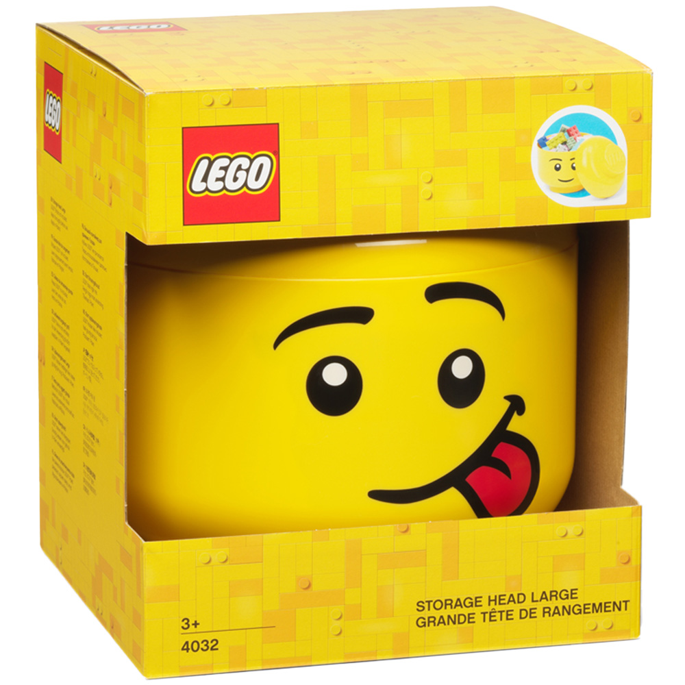 LEGO Set of 2 Silly Face Storage Head Image 1