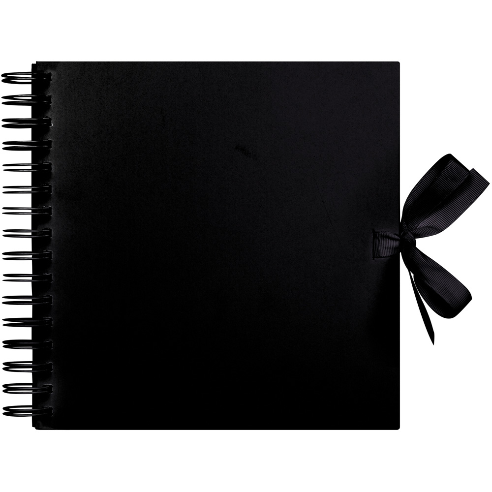 Papermania 8 x 8 inch Black Scrapbook 40 Sheets 200gsm Image 1