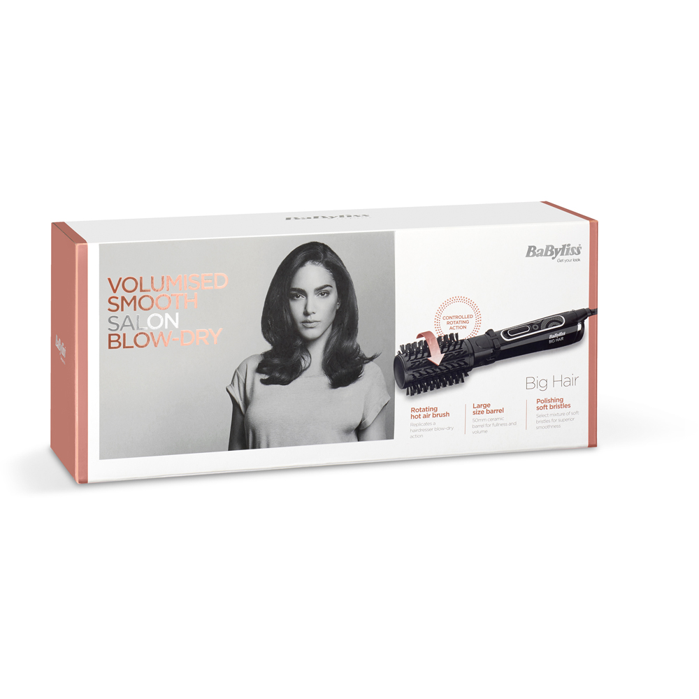 BaByliss Mk3 Big Hair Rotating Hair Dryer Brush 50mm 700W Image 3