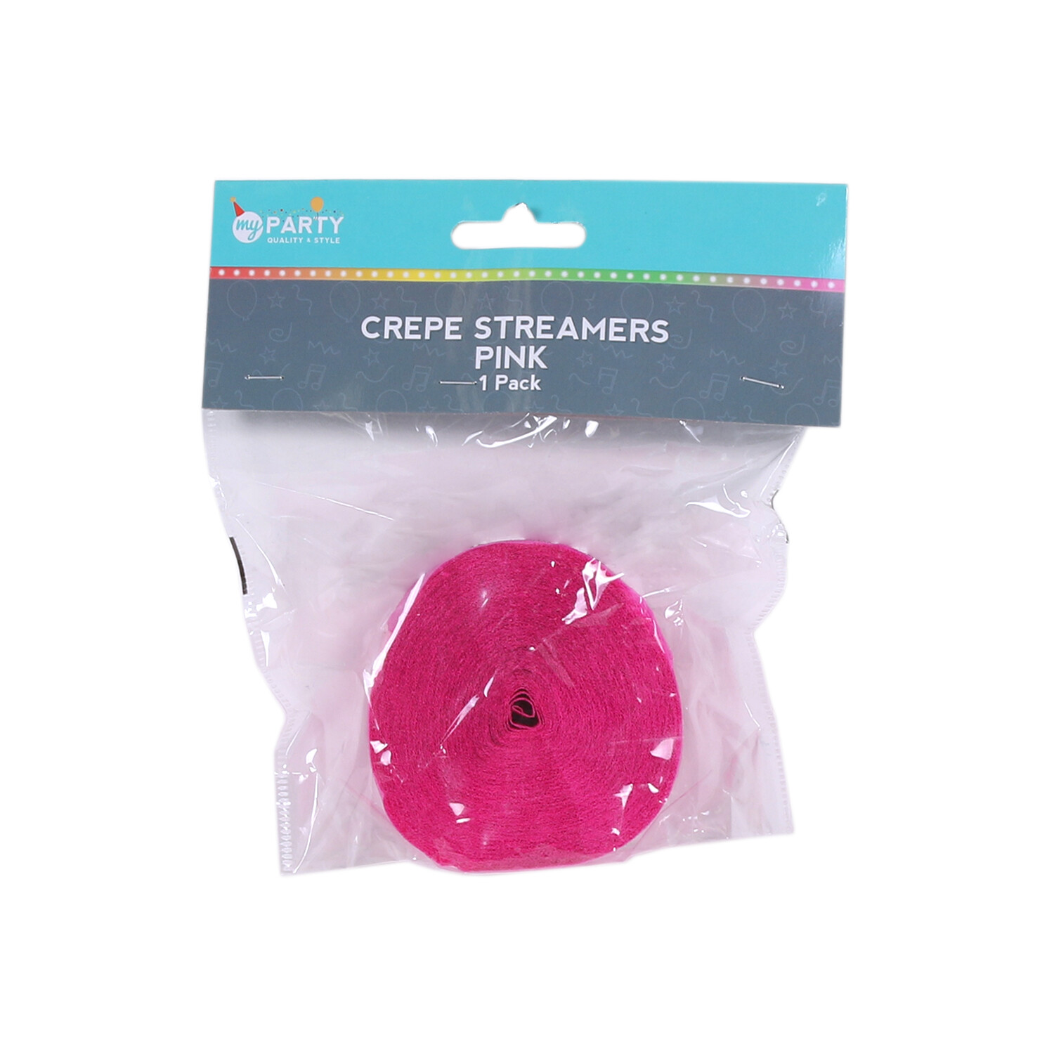 Crepe Streamer Roll - Pink Image
