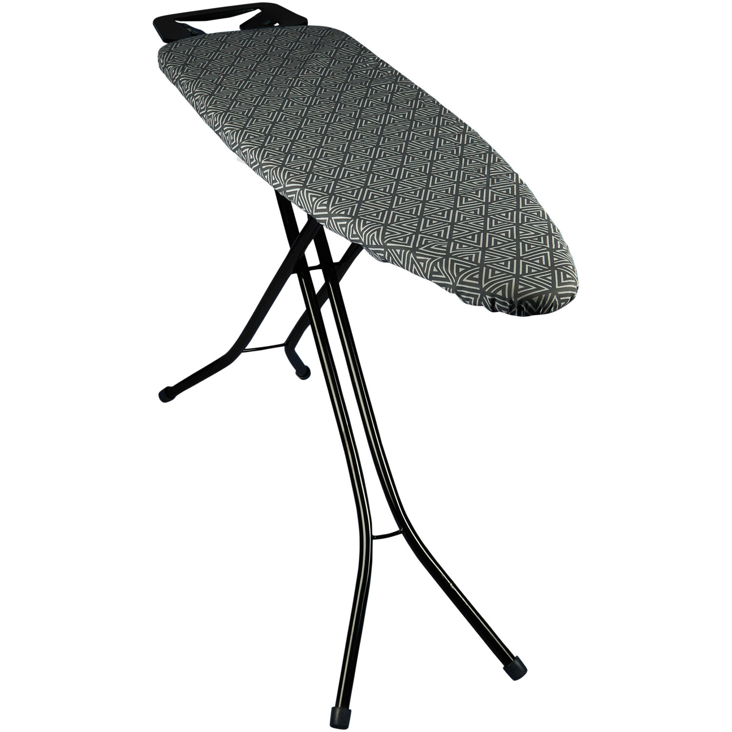 Geo Triangles Ironing Board - Grey Image 1