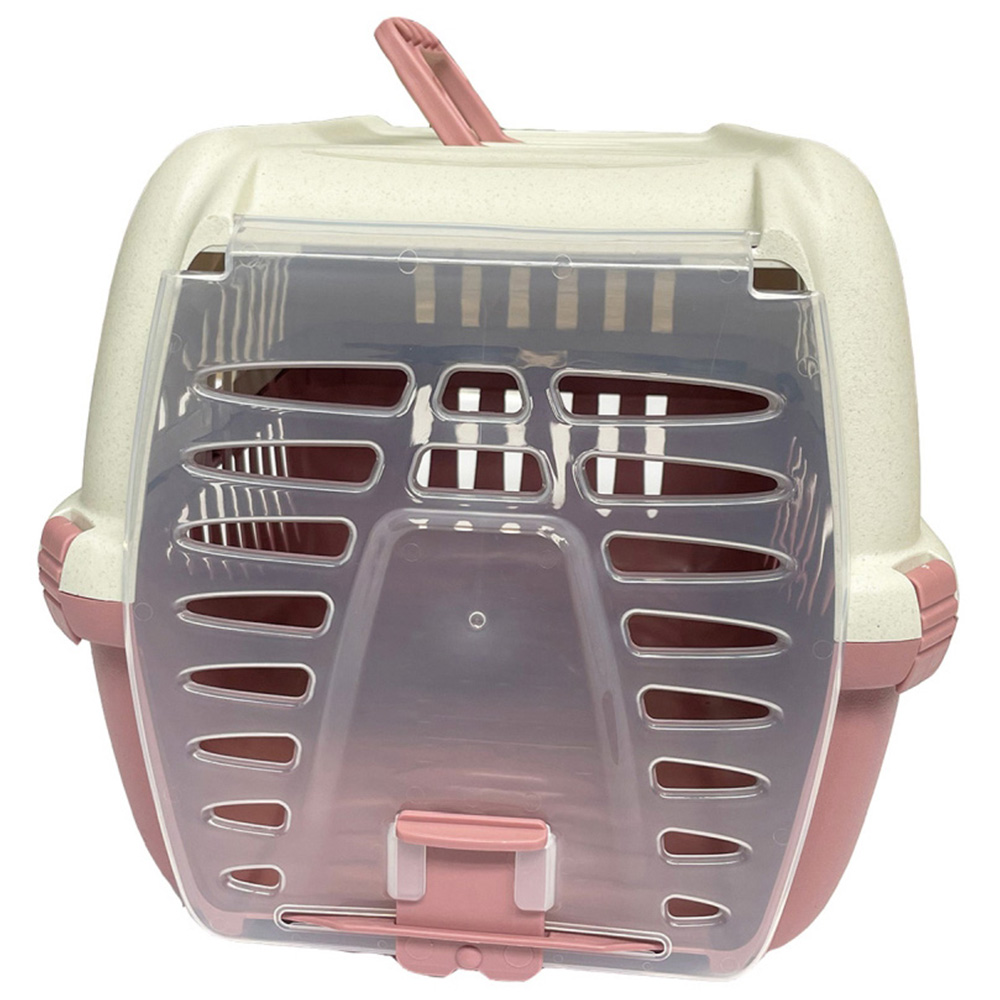 Happy Pet Blush Pink Panzer Pet Carrier 50 x 33 x 31cm Image 3