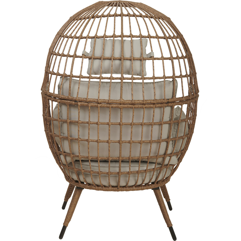 Wilko Bamboo Style Standing Egg Chair Image 5
