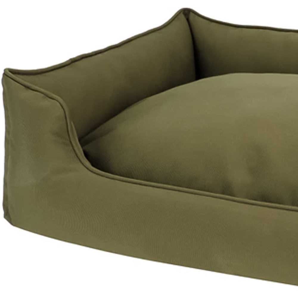 Snug & Cosy Wilderness Small Olive Rectangle Pet Bed Image 2