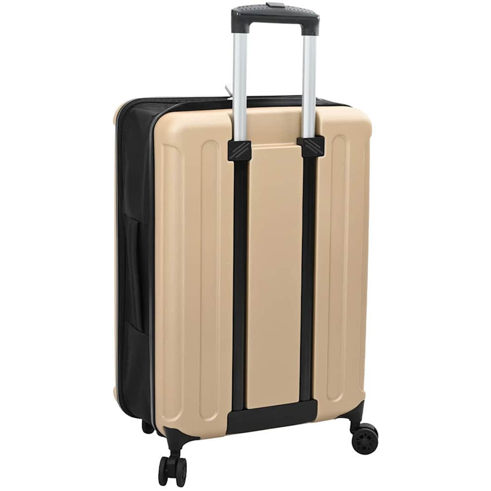 vidaXL 24 inch Beige Rectangular Travel Bag Image 5