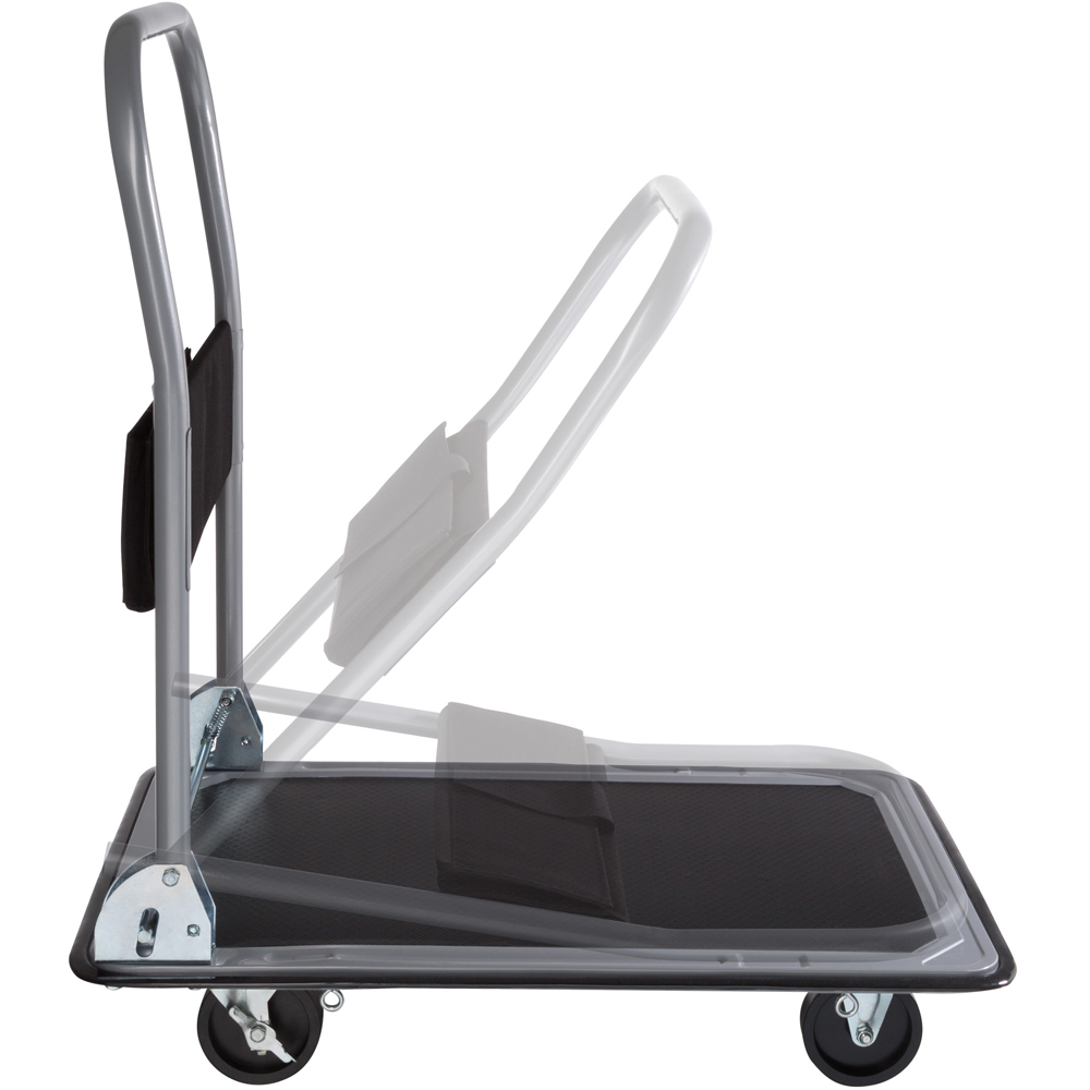 tectake Black Folding Trolley Image 3
