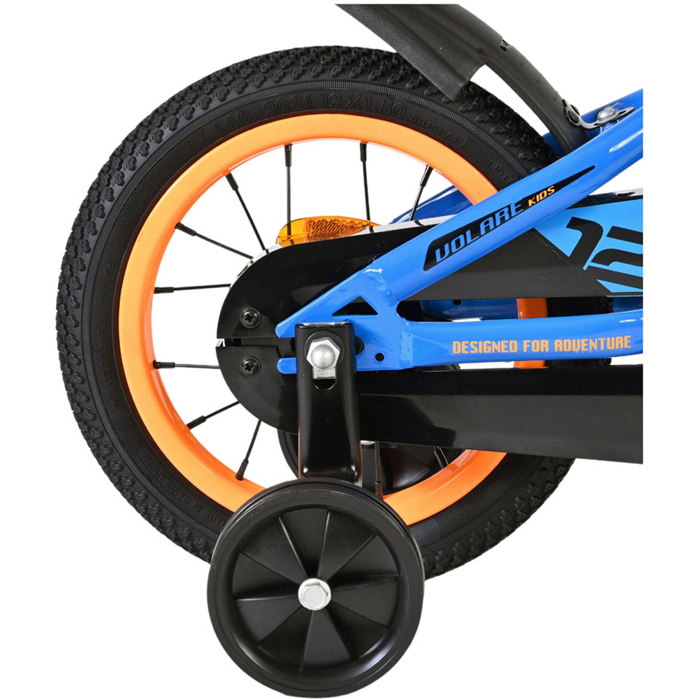 Volare Rocky Kids 12 inch Blue Bike with Stabilisers Image 6