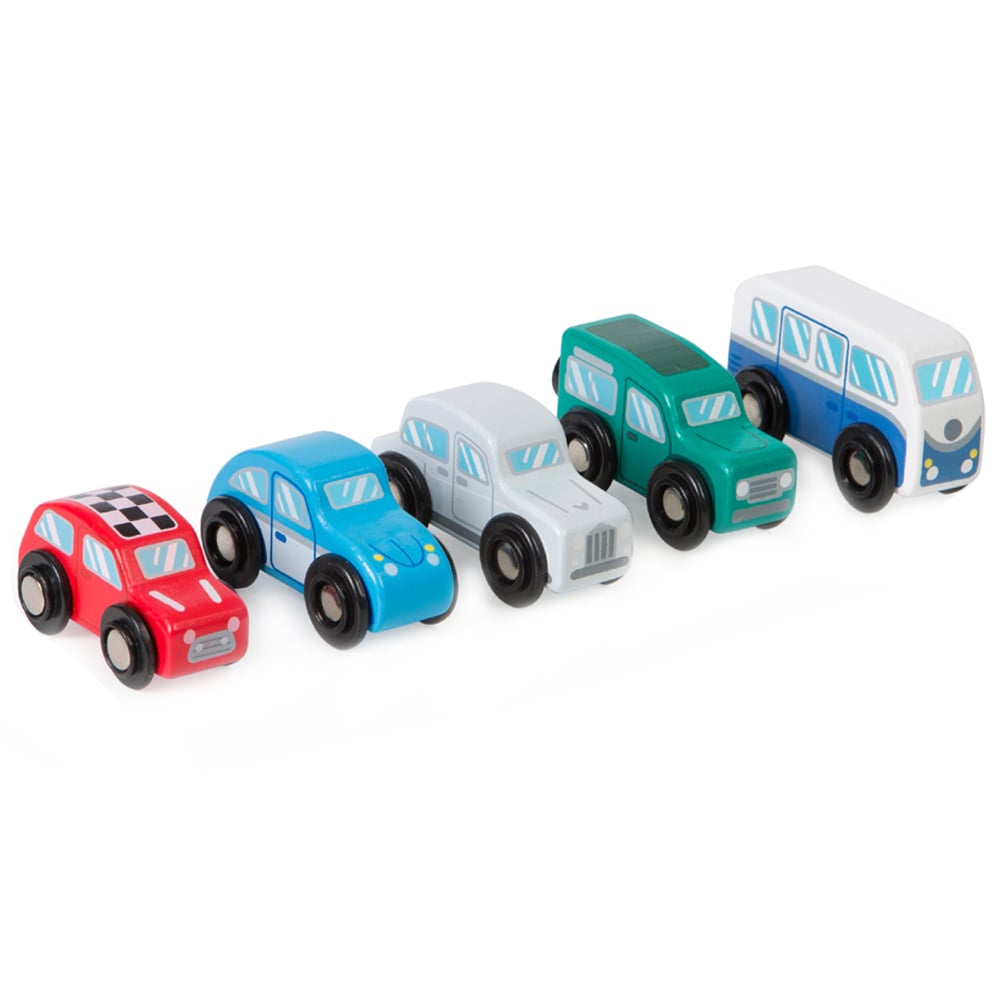 Tidlo Wooden Retro Vehicle Set Image 1