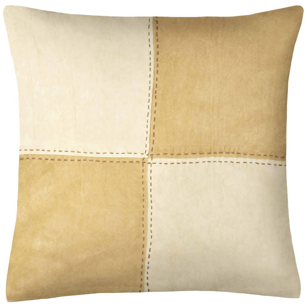 Velosso Faux Square Filled Cushion 43 x 43cm 2 Pack Image 1