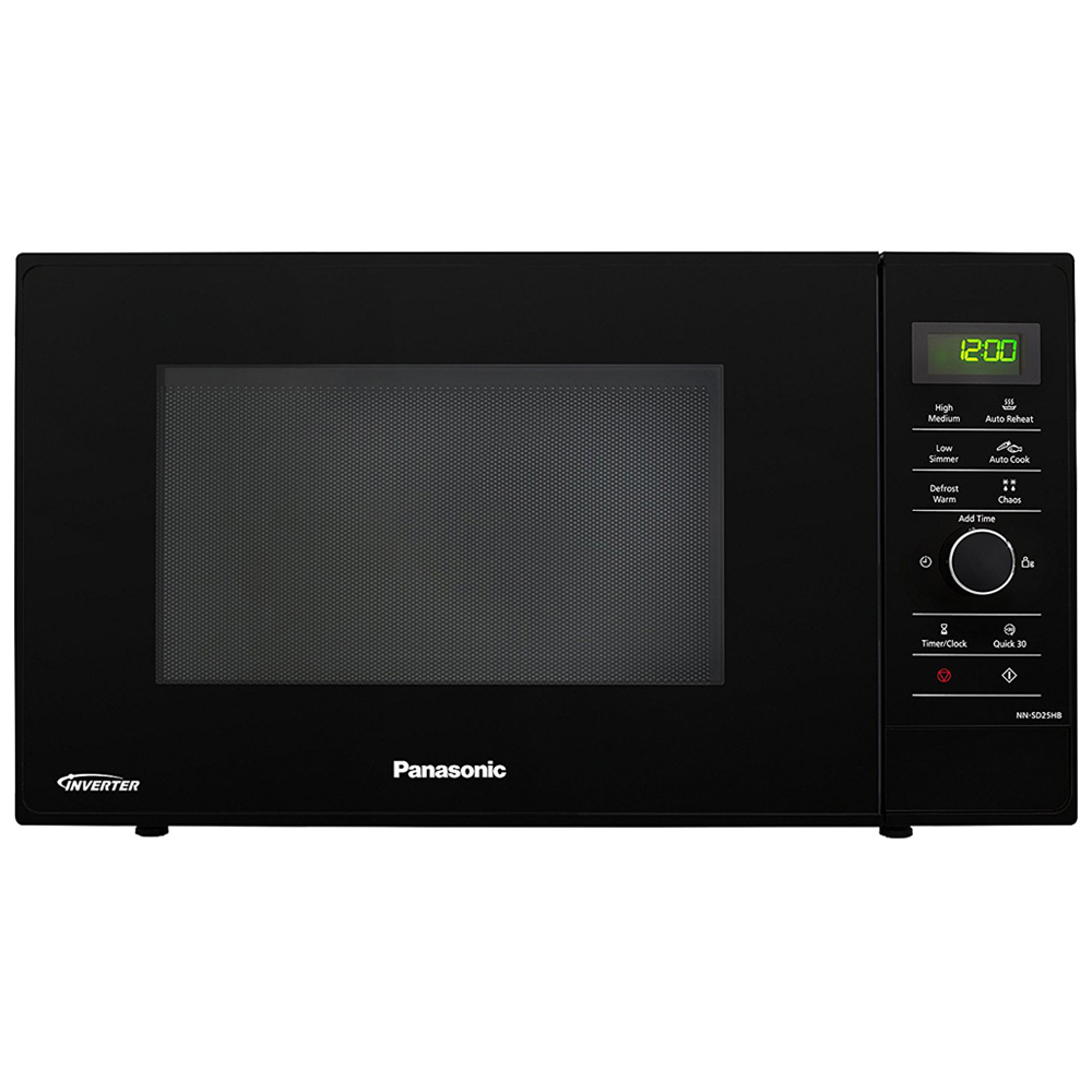 Panasonic Black 23L Inverter Solo Microwave Image 1