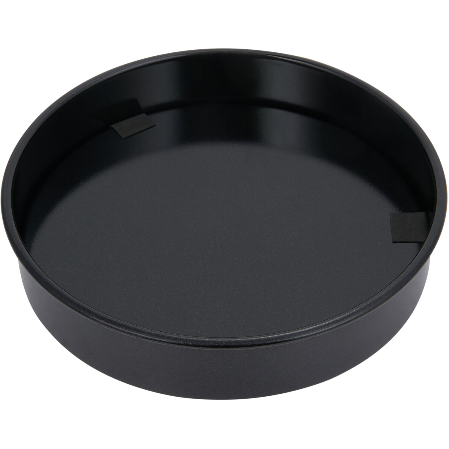 Mercury Quartz 8 Inch Loose Base Shallow Cake Tin  - Black Image 2