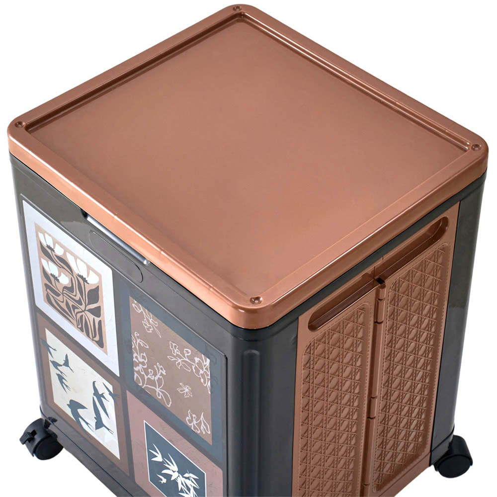 Living and Home Retro Foldable Storage Box with Castors Image 4