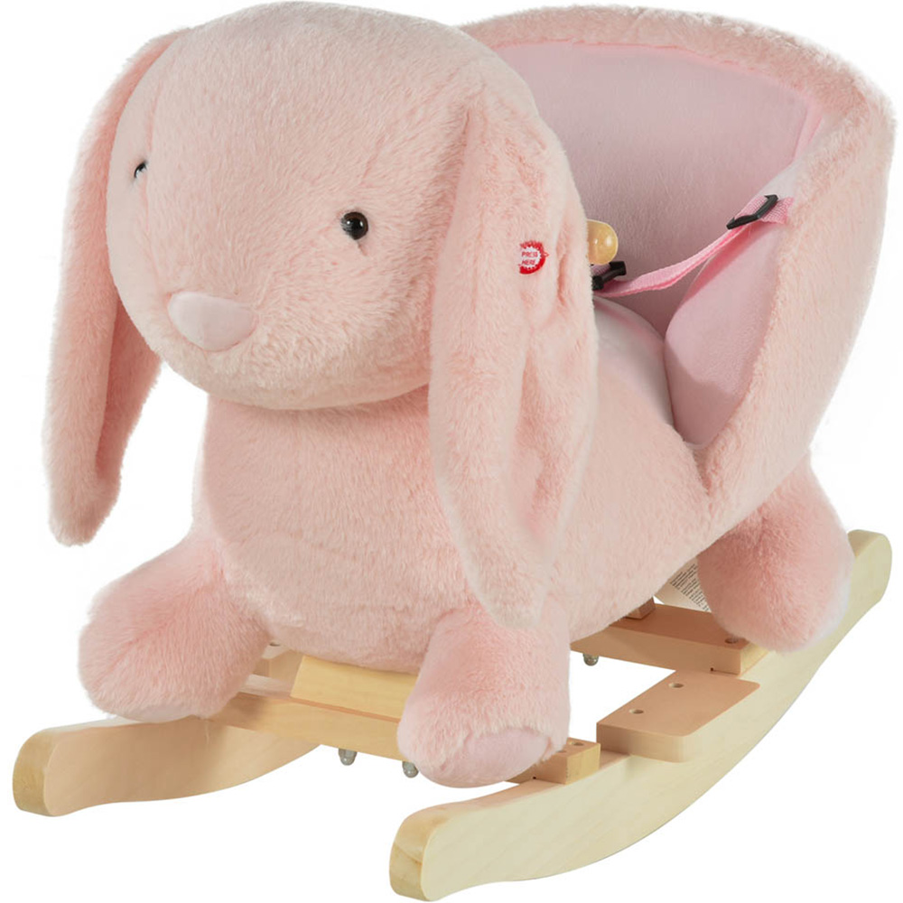 Tommy Toys Rocking Horse Rabbit Baby Ride On Pink Image 1