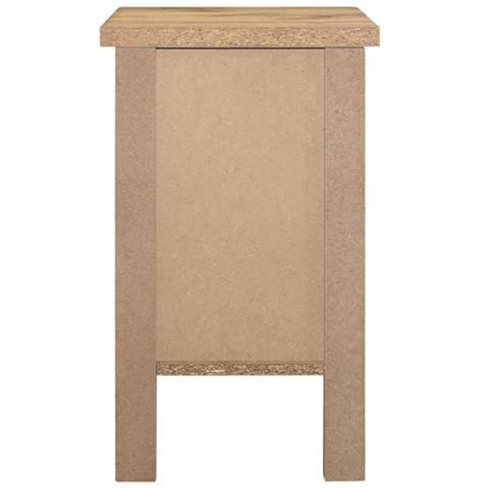 Hampstead 2 Drawer Wooden Bedside Table Image 6