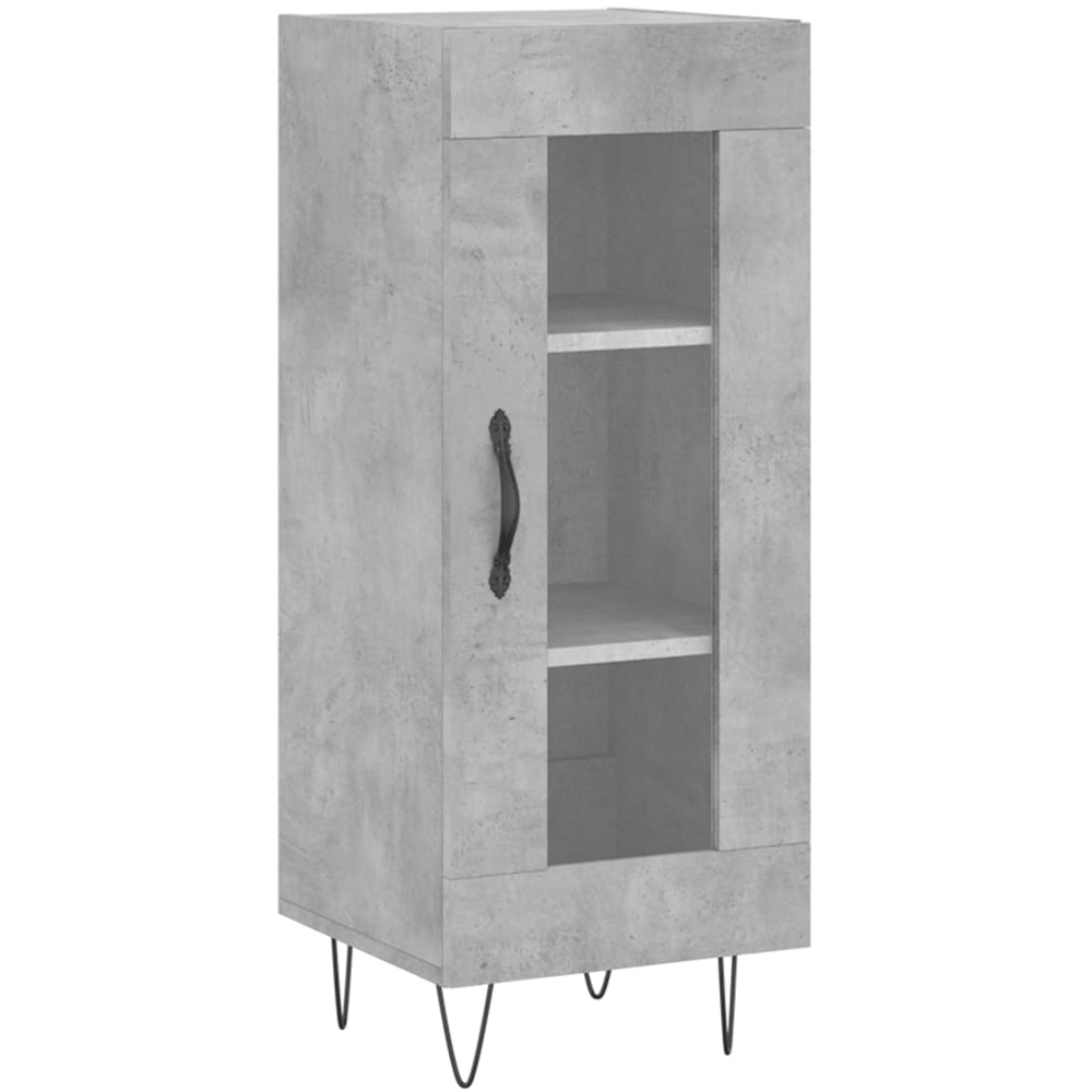 vidaXL 2 Door Concrete Grey Highboard Image 5
