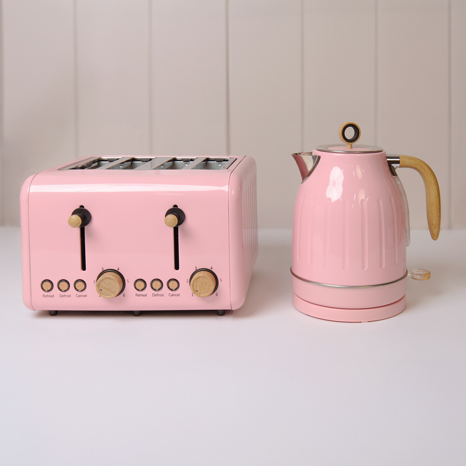 Sweet Dream 4 Slice Stainless Steel Toaster - Pink Image 10