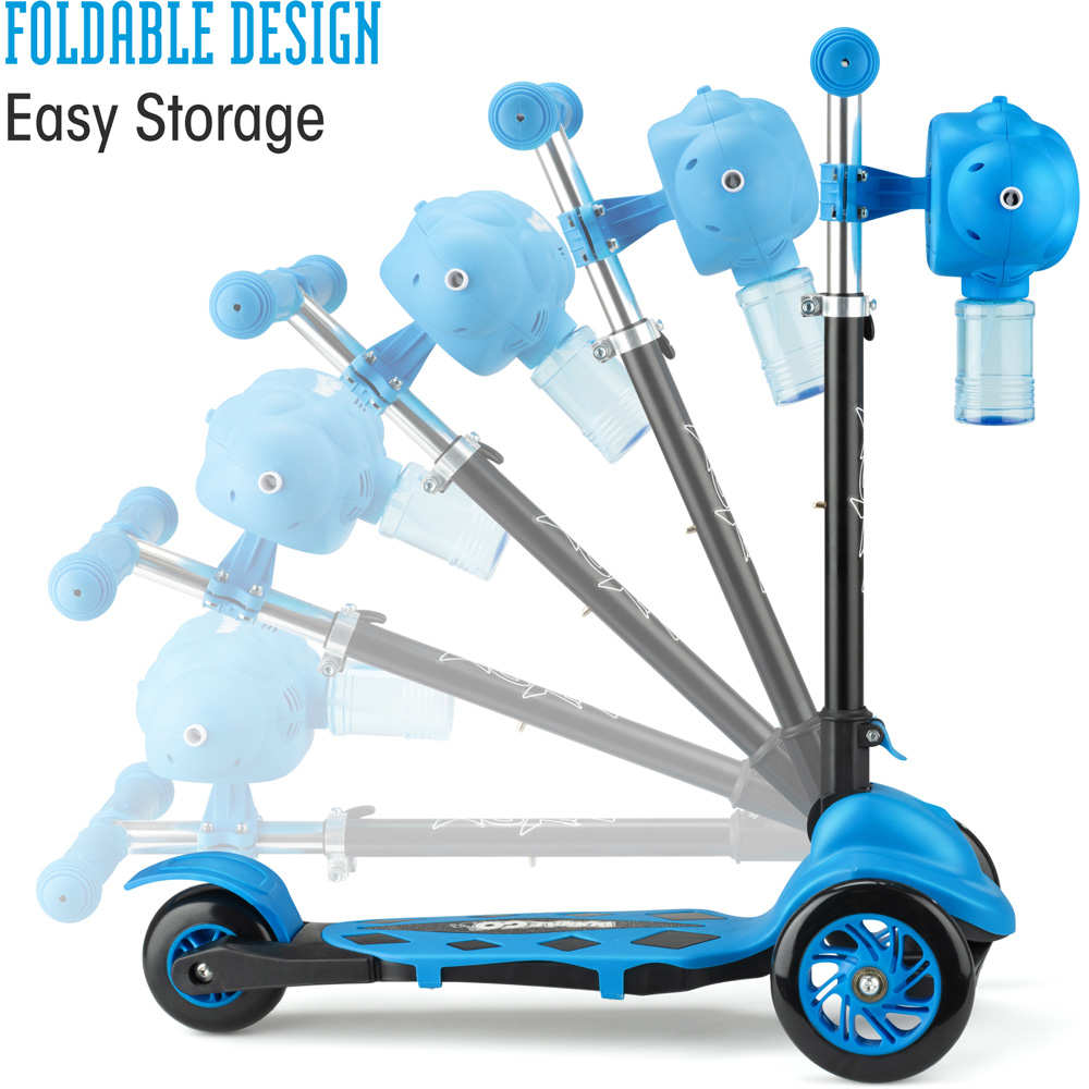 Xootz Bubble Go Blue Foldable Tri Scooter Image 7