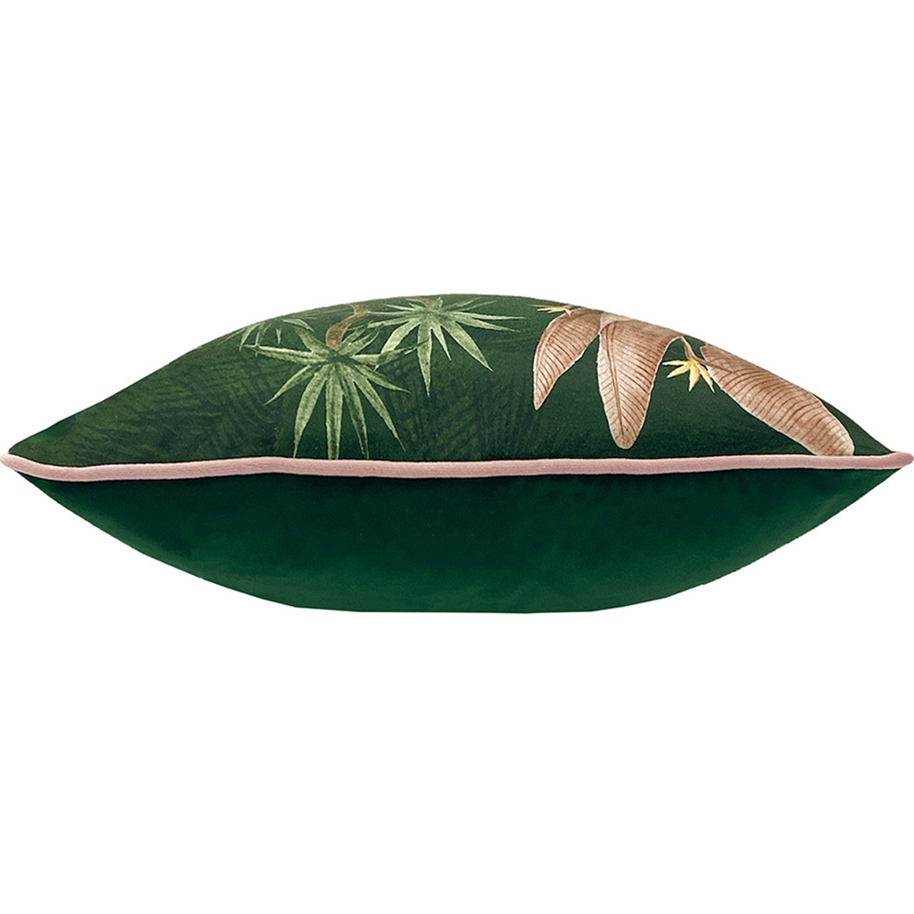 Paoletti Platalea Green Botanical Cushion Image 3