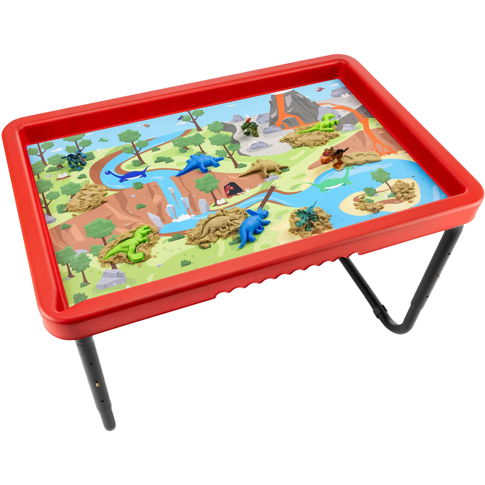 Toyrific Sea and Dino Indoor Outdoor Plastic Play Tray Table Image 1