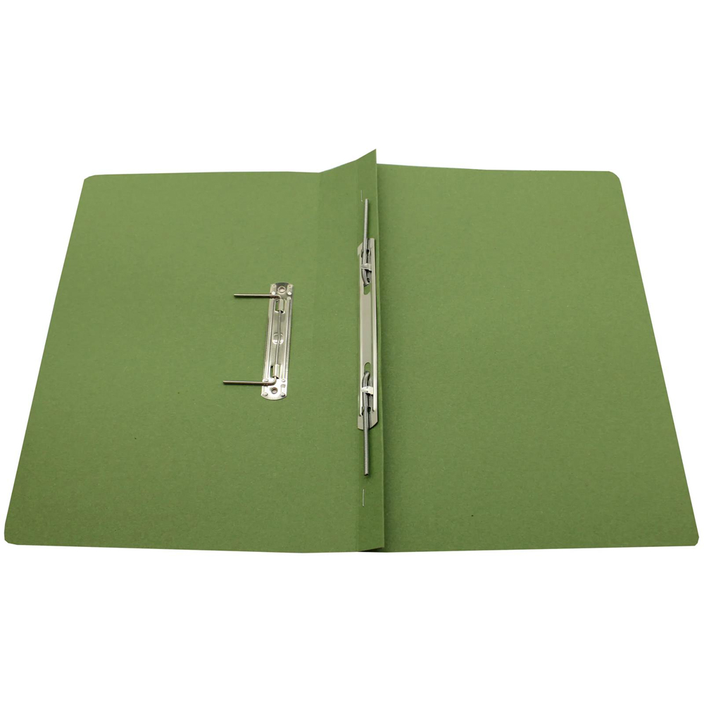Exacompta 285gsm Green Foolscap Spiral File 25 Pack Image 2