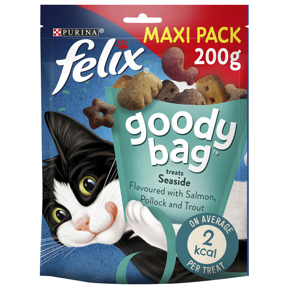Felix Goody Bag Seaside Mix Cat Treats 200g   Image 1