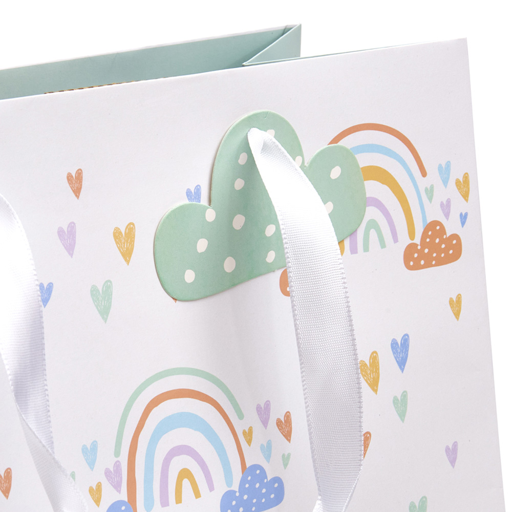 Wilko Large Rainbow Baby Giftbag Image 2
