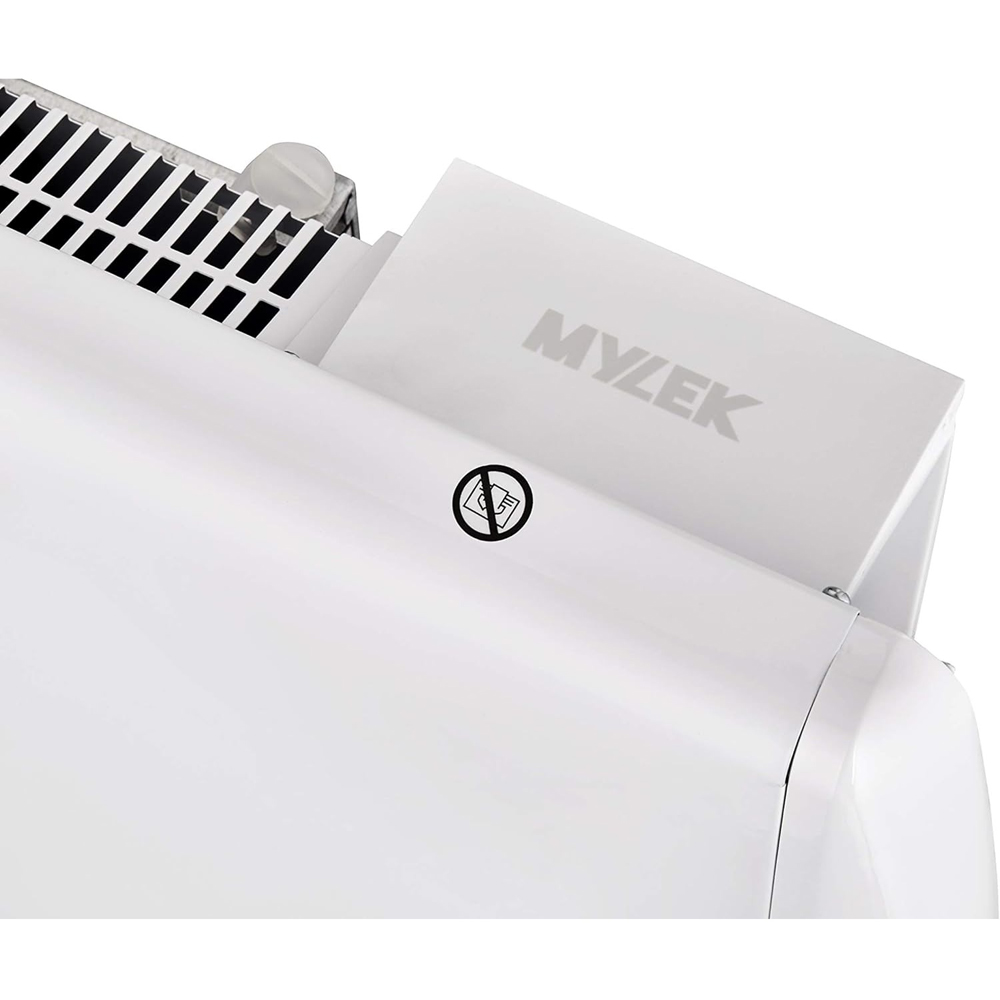 Mylek White LCD Electric Panel Heater 1000W Image 4