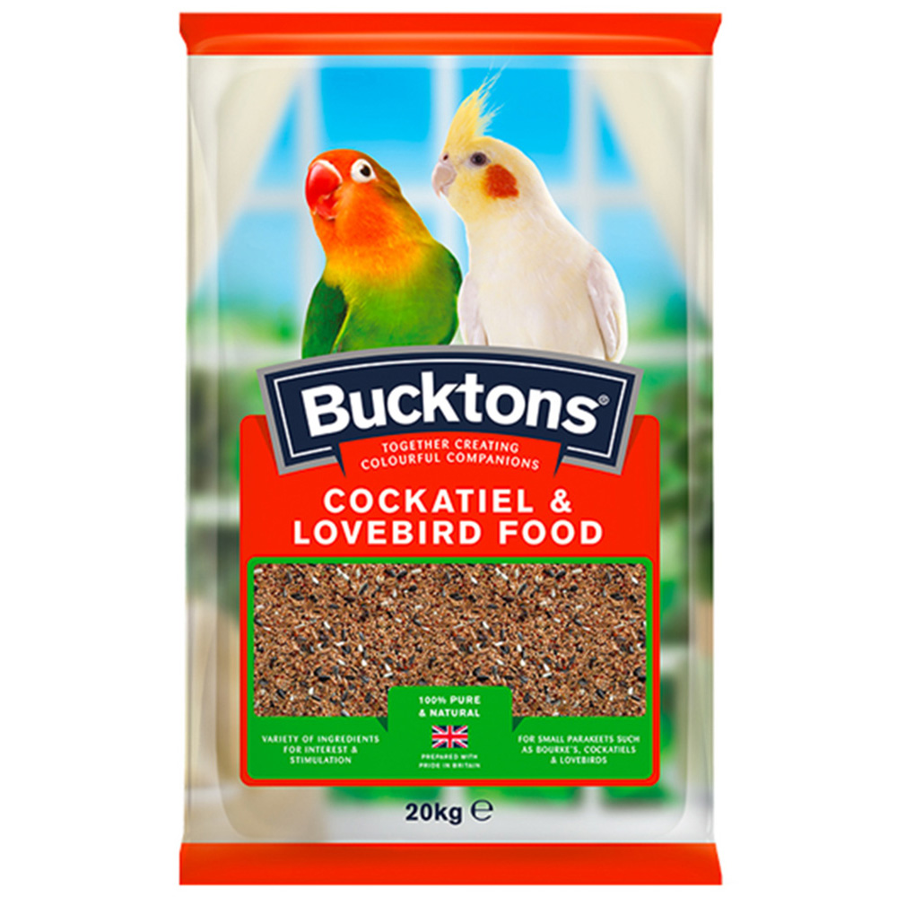 Bucktons Cockatiel and Lovebird Bird Seed 20kg Image 1