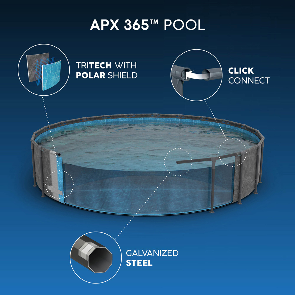 Bestway APX 365 Round Pool Set 18ft x 52 inch Image 8