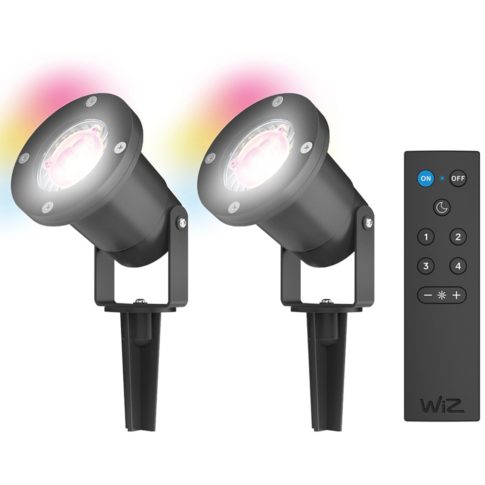 4lite 2 Pack LED Smart Wi-Fi Bulb with Remote Image 1