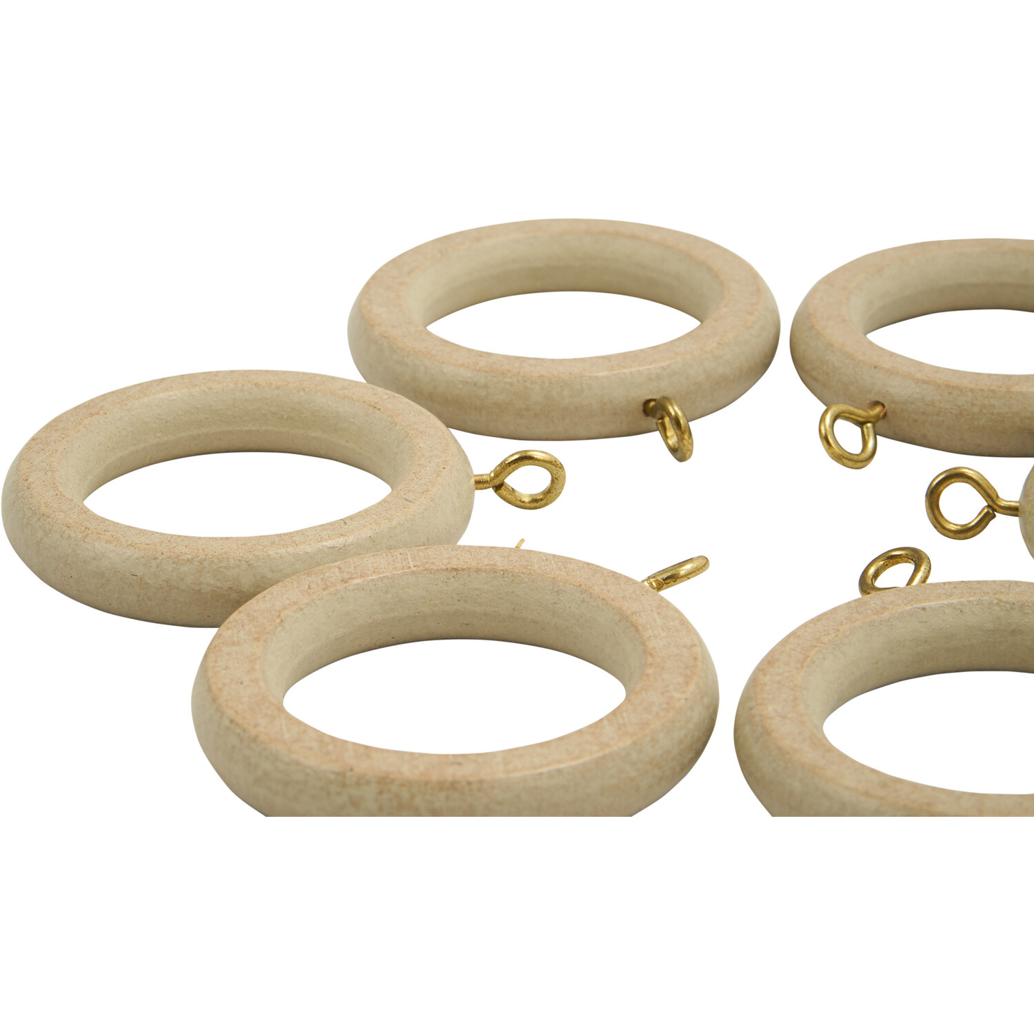 Trends Richmond Curtain Rings - Antique Grey Image 4