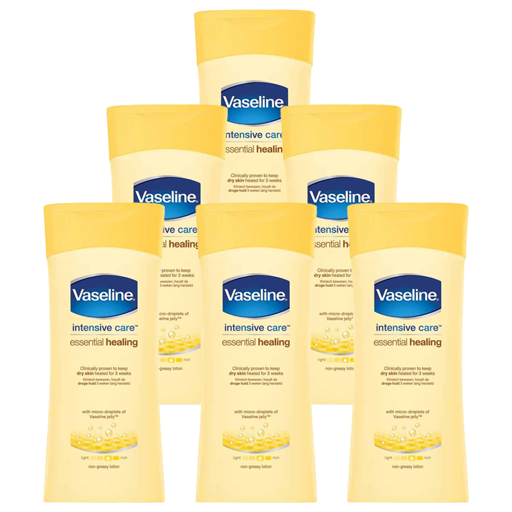 Vaseline Essential Healing Body Lotion Case of 6 x 200ml Image 1