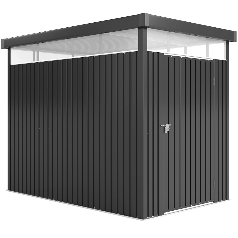 Outsunny 5.2 x 8.3ft Galvanised Steel Garden Shed Image 1