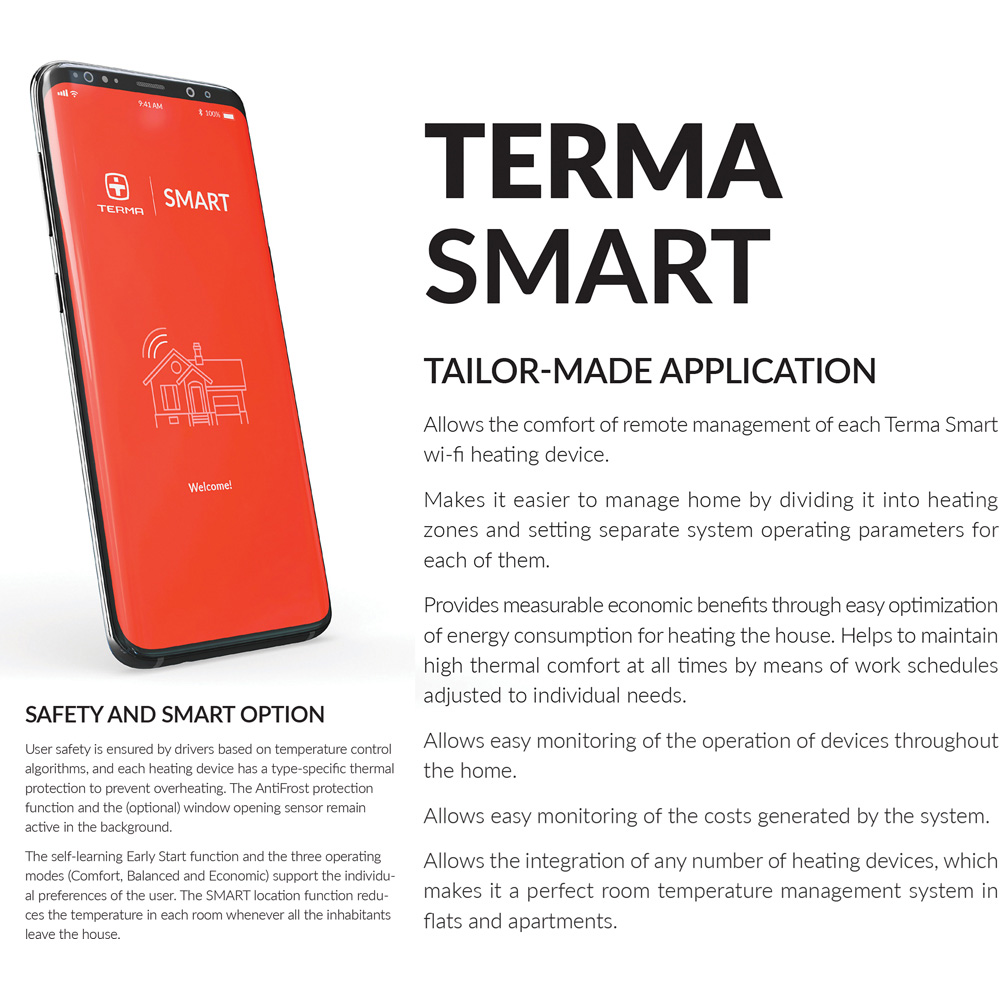 Terma VEO Smart Brass and Black Heating Element Image 7
