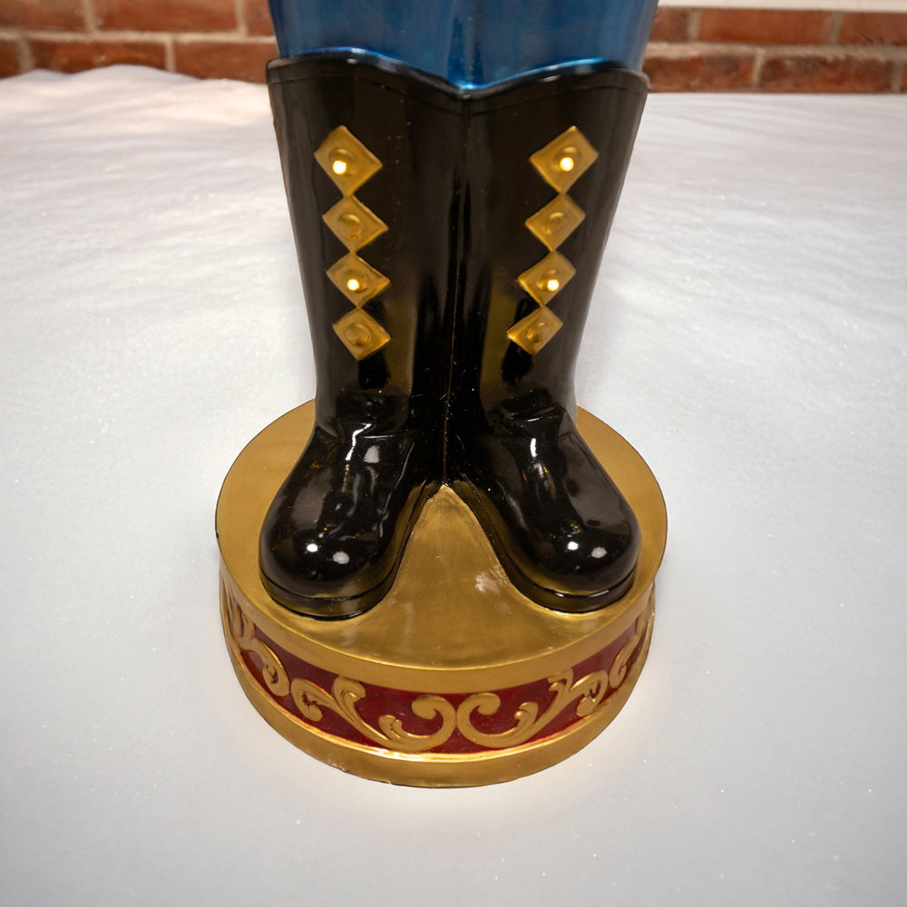The Christmas Centre Red Blue and Green LED Lights Traditional Nutcracker Soldier 5.5ft Image 4