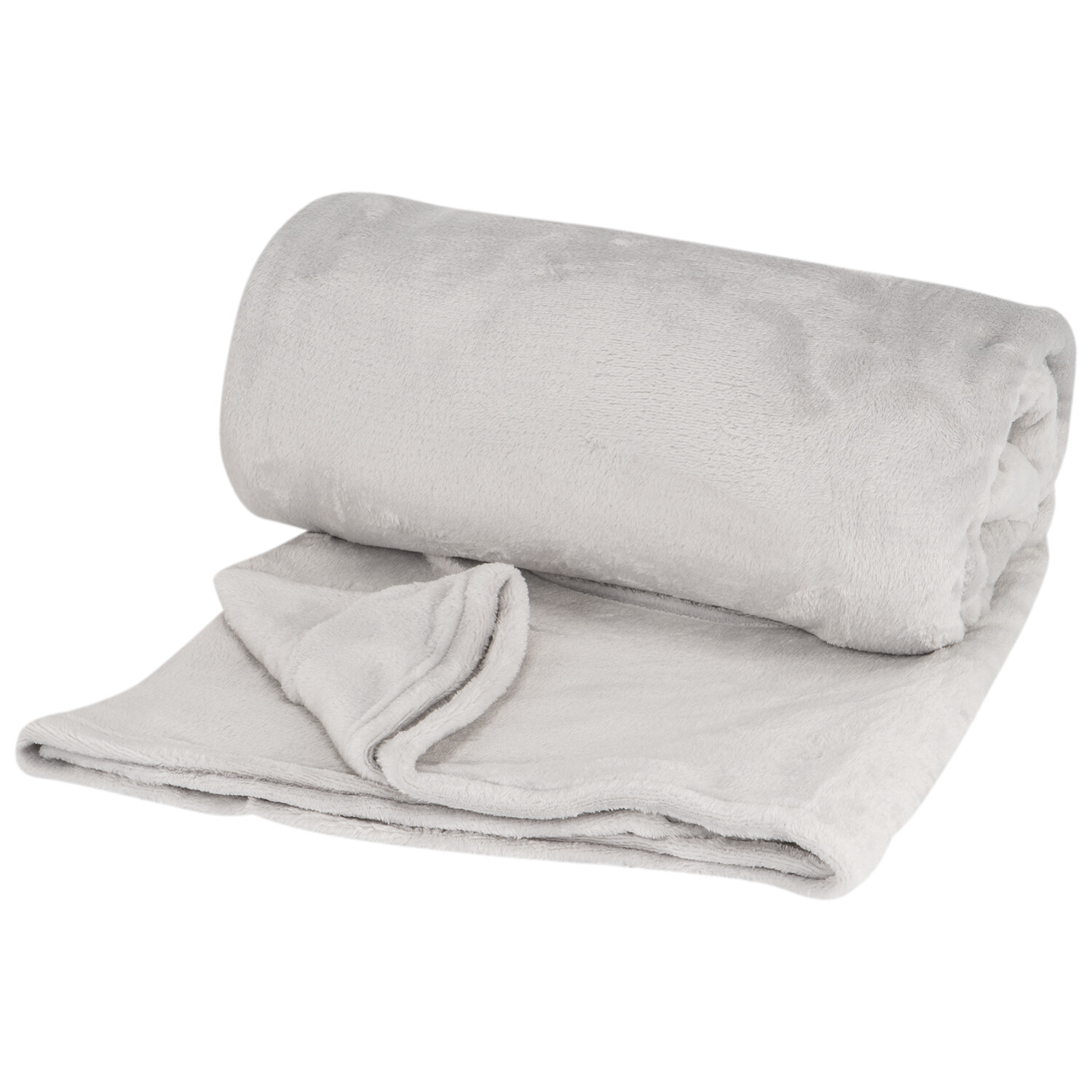 Divante Silver Supersoft Extra Large Throw 200 x 240cm Image 2