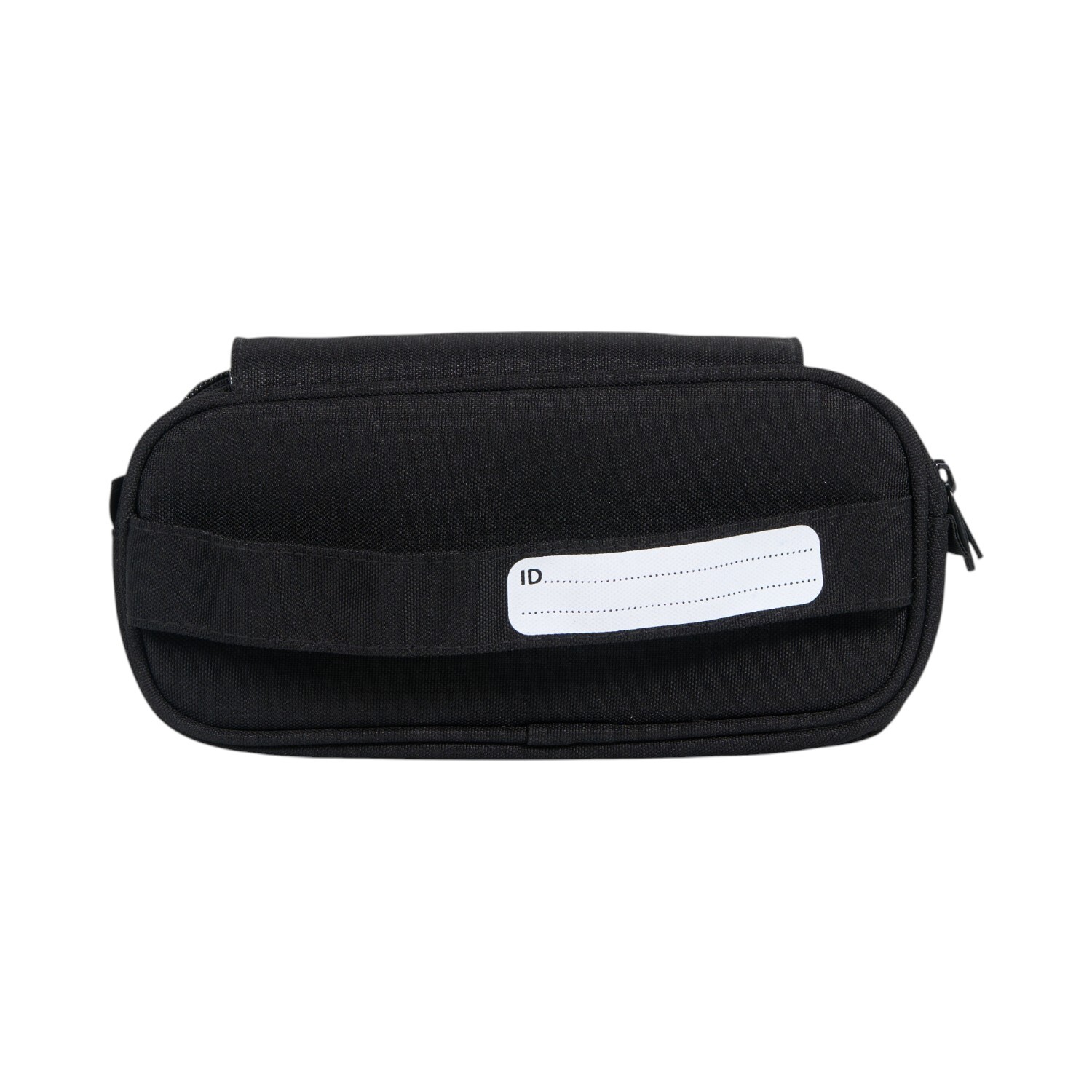 3 Compartment Pencil Case - Black Image 3