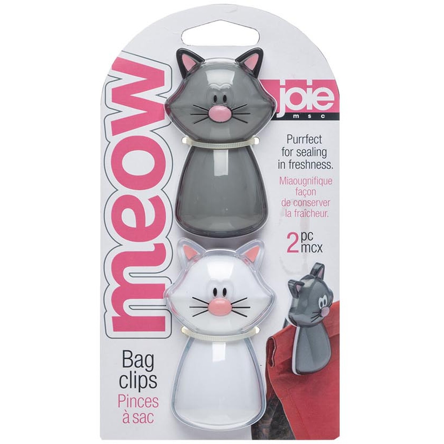 Pack of 2 Meow Bag Clips Image