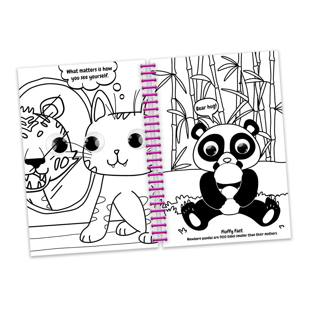 Curious Universe Scratch Art Friends Baby Animals Activity Book Image 3