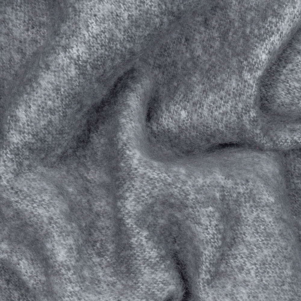 Furn Charcoal Cosy Woven Tasselled Throw 140 x 180cm Image 5