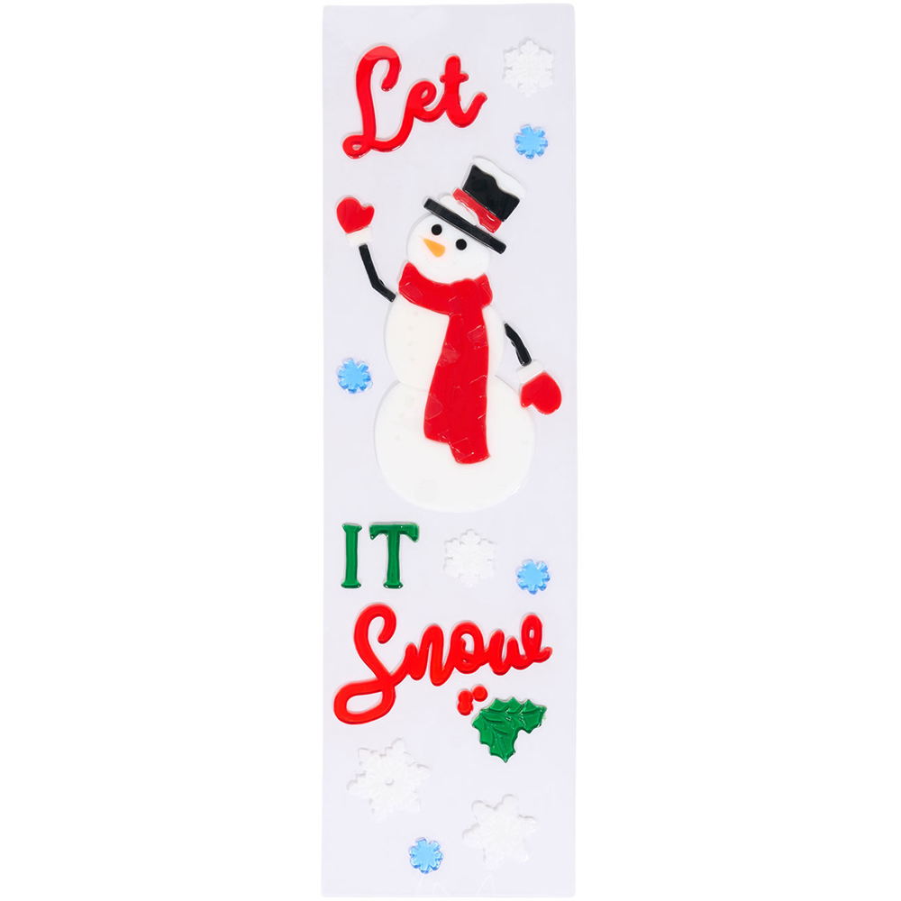 Christmas Design Gel Window Sticker Image 2