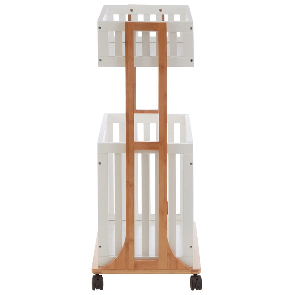 Premier Housewares Nostra 2 Tier Storage Trolley Image 3