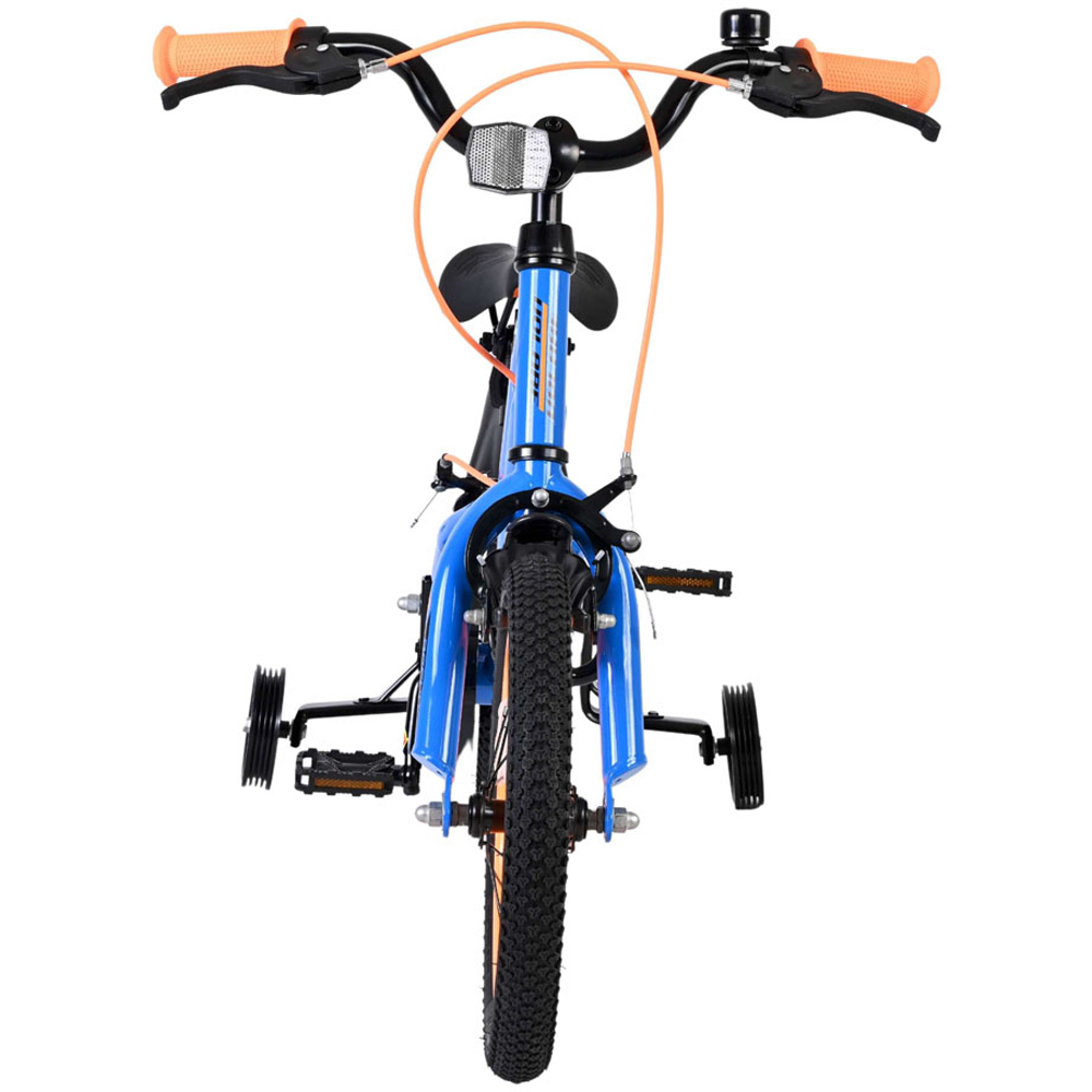 Volare Rocky Kids 14 inch Blue Bike with Stabilisers Image 3
