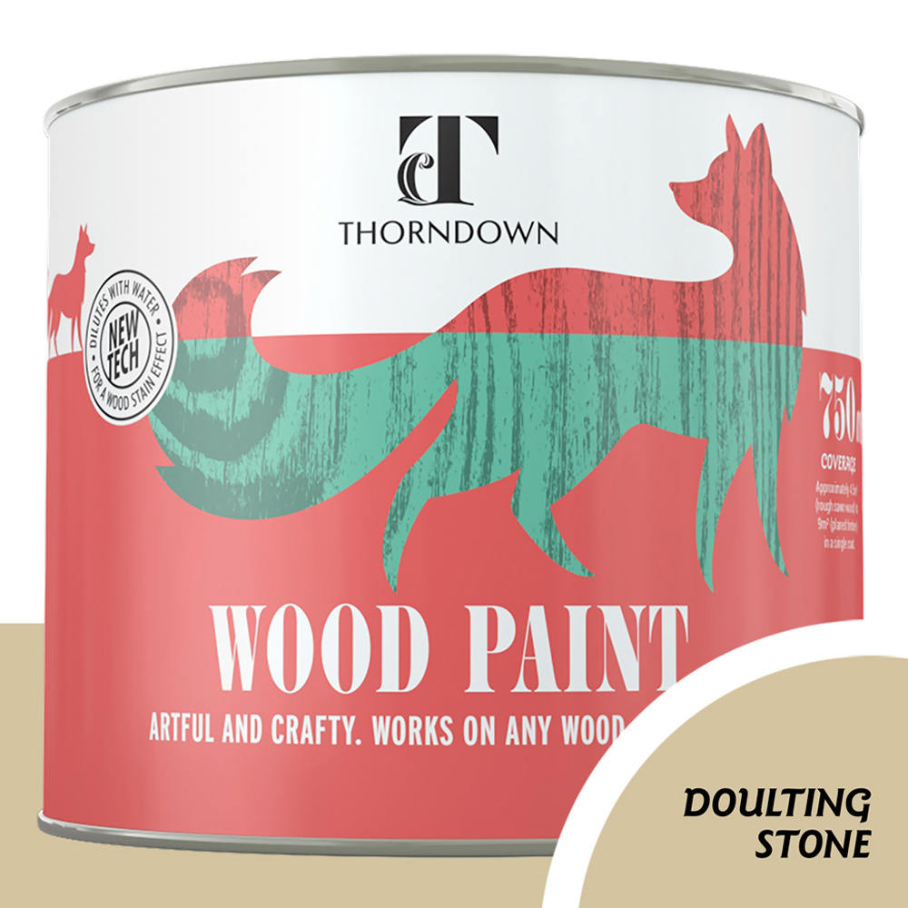 Thorndown Doulting Stone Satin Wood Paint 750ml Image 3
