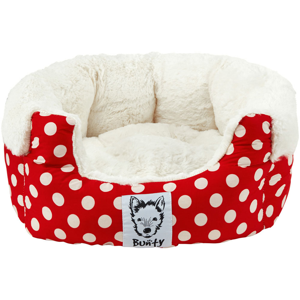 Bunty Deep Dream Small Red Pet Bed Image 1