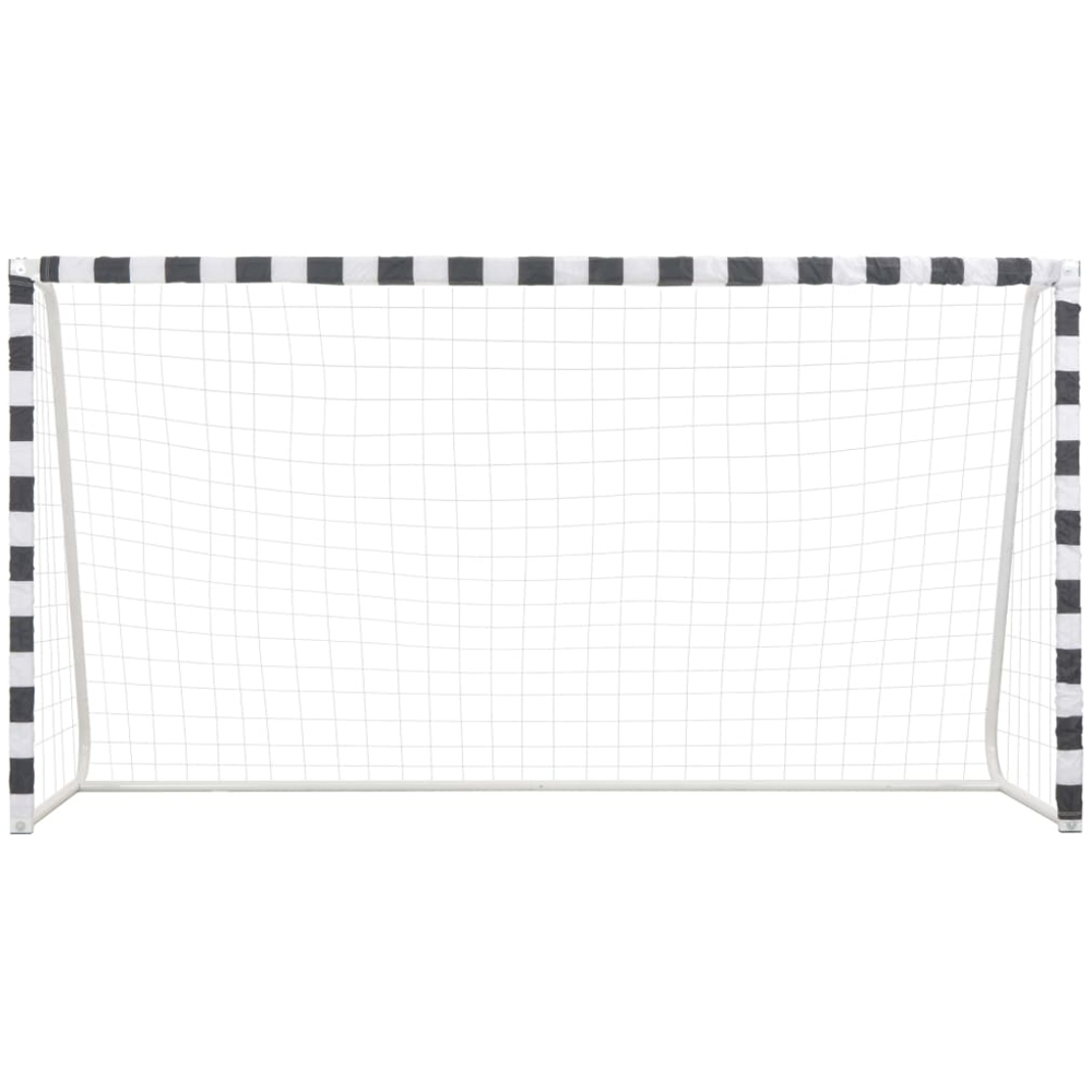 vidaXL White Football Goal Net 5 x 10ft Image 2