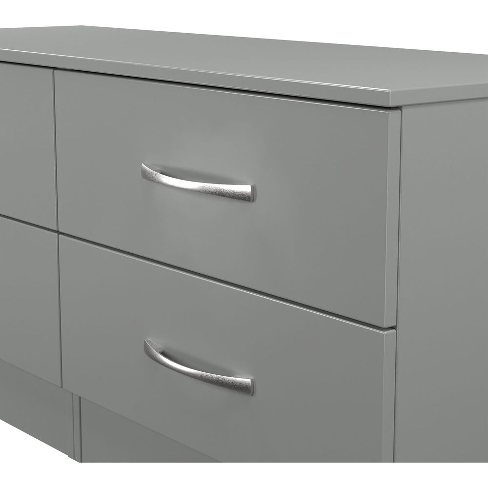 Crowndale Avon 4 Drawer Matt Black Bed Box Ready Assembled Image 5